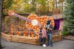 Family at Dollywood Fall Harvest Festival