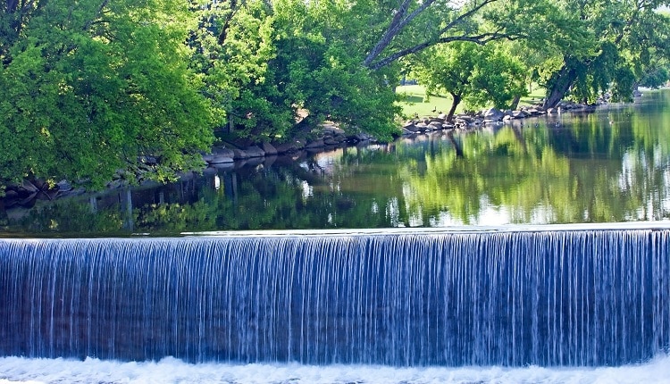 Stroll the Riverwalk Greenway that runs along the Little Pigeon River