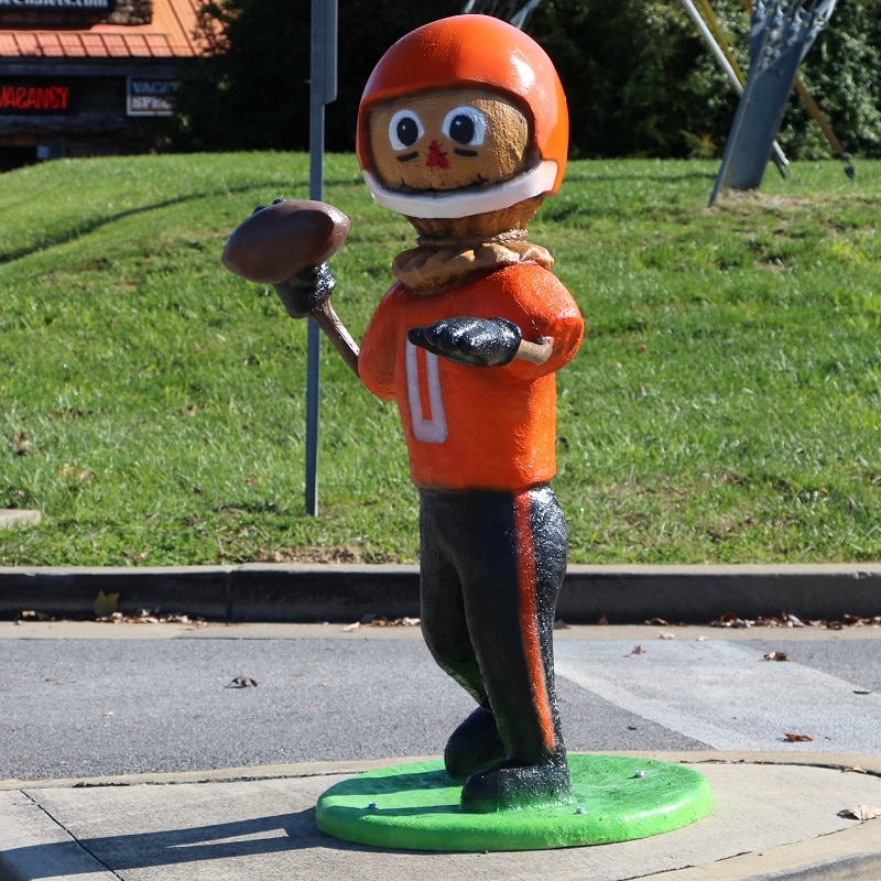 Football Player Scarecrow