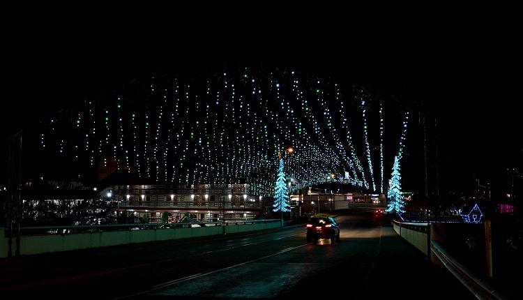 Winterfest Winter Wonderland Bridges in Pigeon Forge