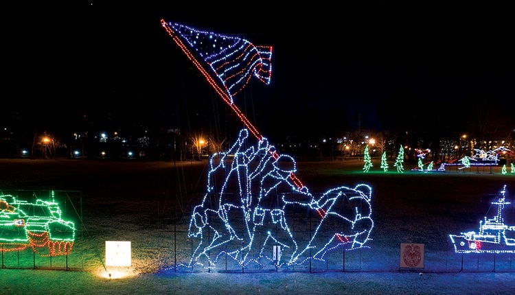 Holiday Lights at Patriot Park in Pigeon Forge