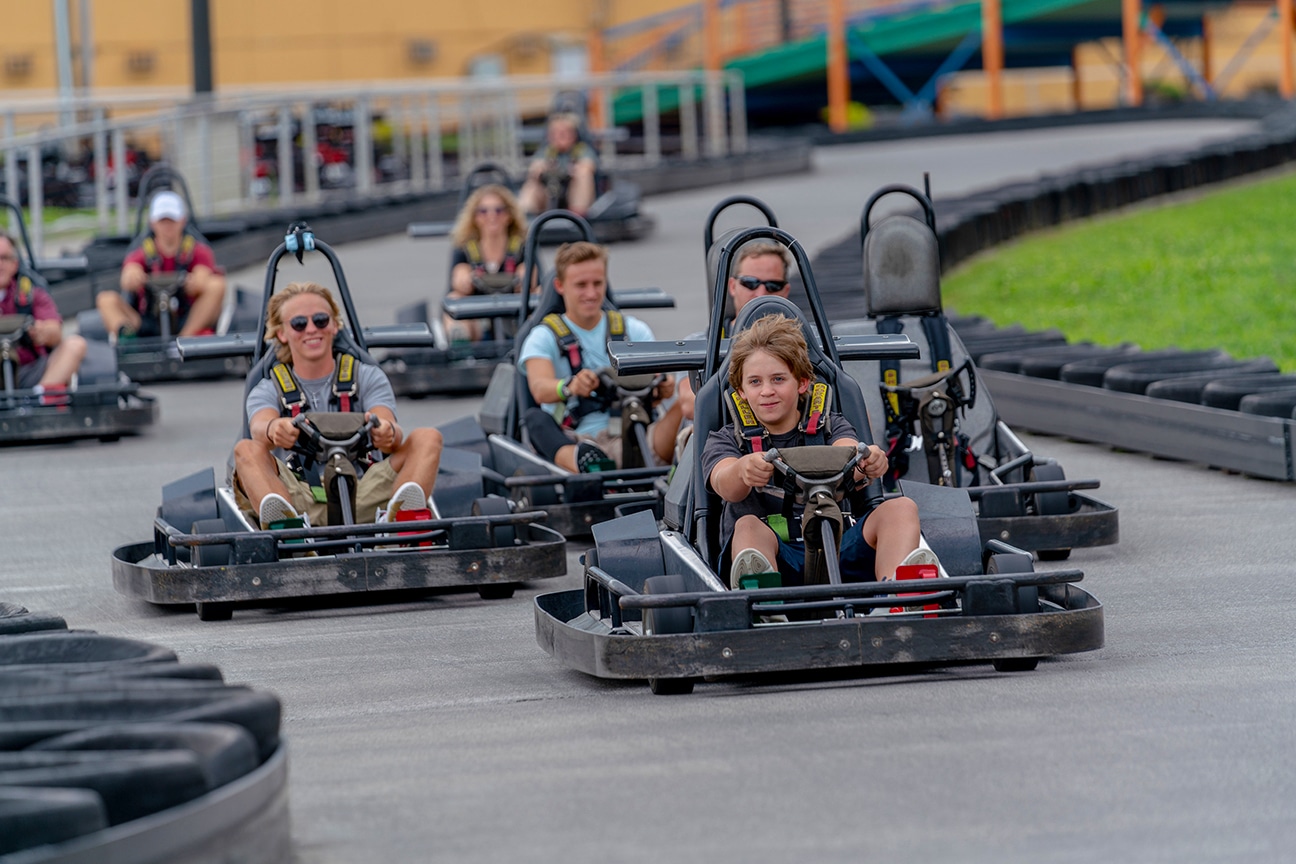 Race go-karts this spring in Pigeon Forge