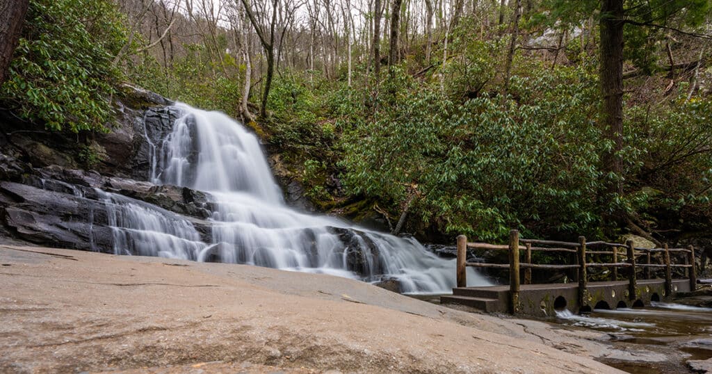 Laurel Falls Trail in Great Smoky Mountains National Park