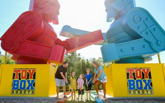 Crazy golf store toy