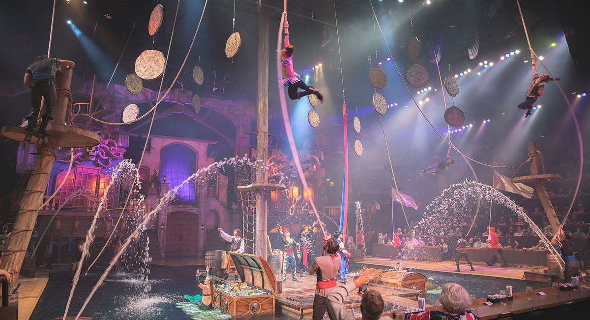 Pirates Voyage is a thrilling kid-friendly Pigeon Forge dinner show