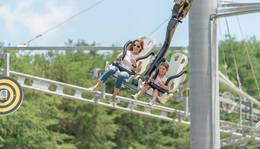 Laser Gun Coaster at Rowdy Bear Ridge