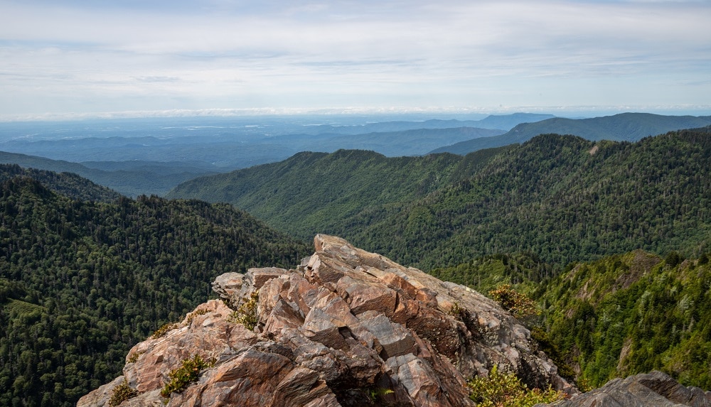 View from Charlies Bunion Trail - Great Smoky Mountains National Park