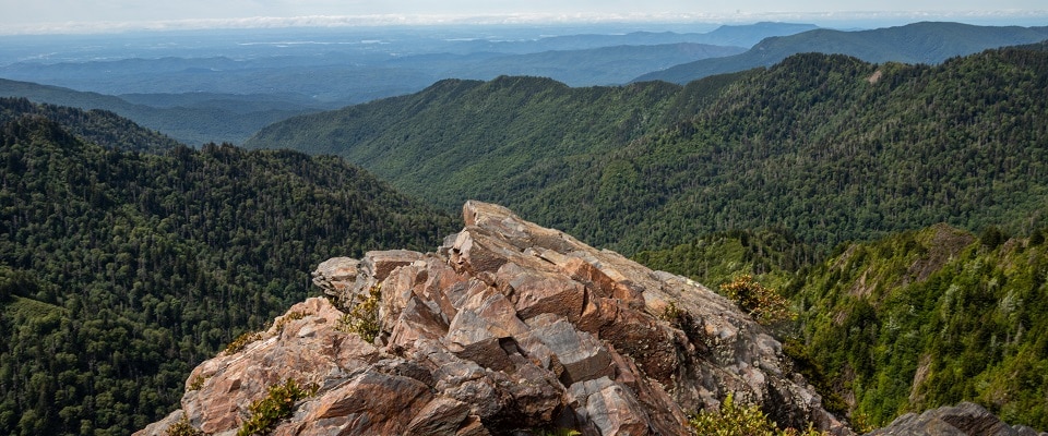View from Charlies Bunion Trail - Great Smoky Mountains National Park