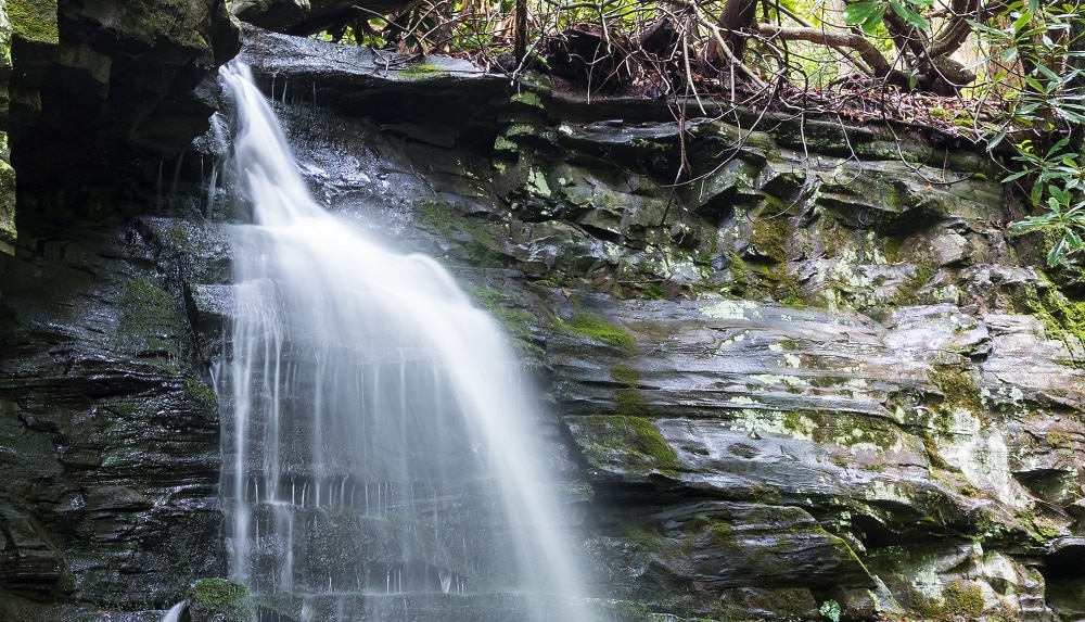 Hiking Baskins Creek Falls - Waterfall Hike in the Great Smoky Mountains