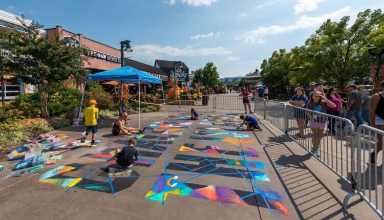 Chalkfest at The Island