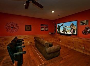 cabins with theater rooms