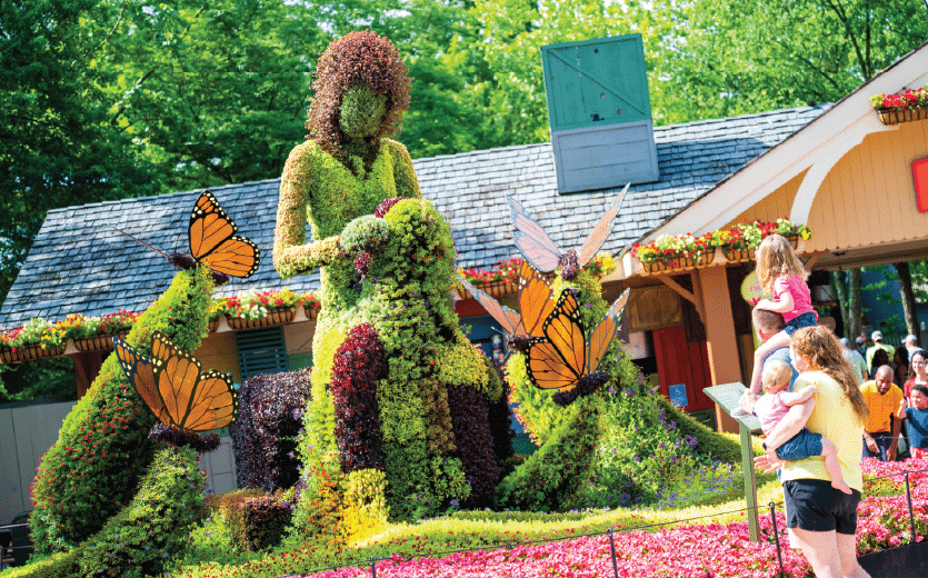 image of Plant Sculpture at Dollywood’s Flower & Food Festival
