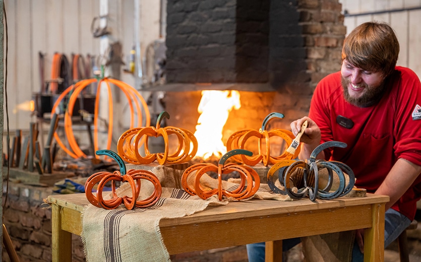 Dollywood Blacksmith at Harvest Festival