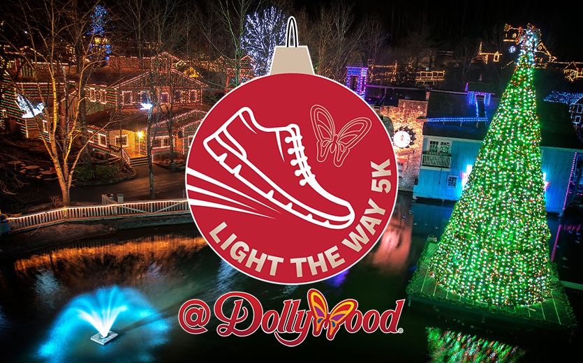 Light the Way 5K at Dollywood in Pigeon Forge, TN