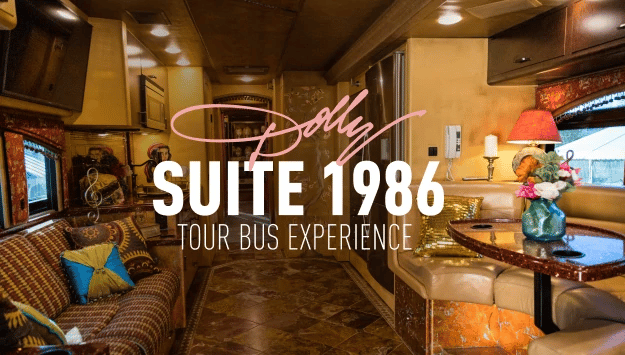 Dolly Suite 1986 Tour Bus Experience