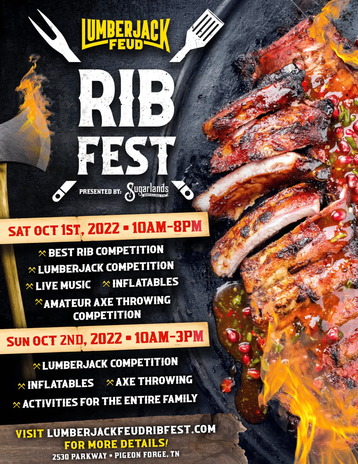 Lumberjack Feud Rib Fest My Pigeon