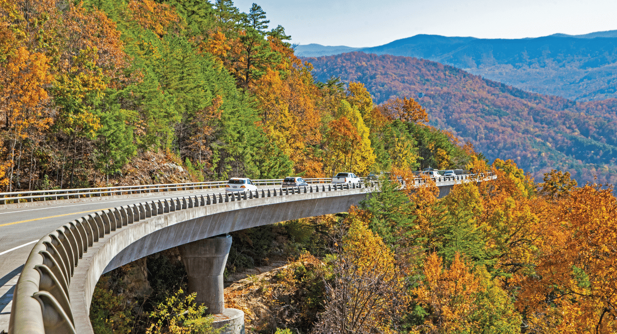 image of Foothills Parksway in pigeon forge