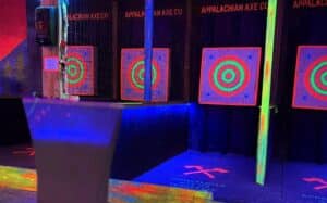 Axe throwing at Appalachian Axe Co