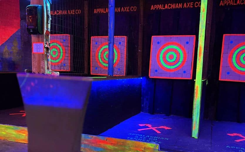 Axe throwing at Appalachian Axe Co