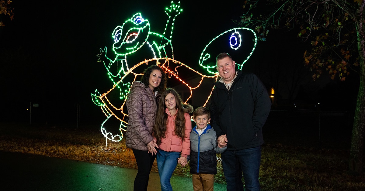 Winterfest Wonders of Light Walking Trail My Pigeon