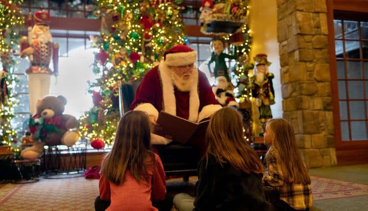 Santa at The Inn at Christmas Place