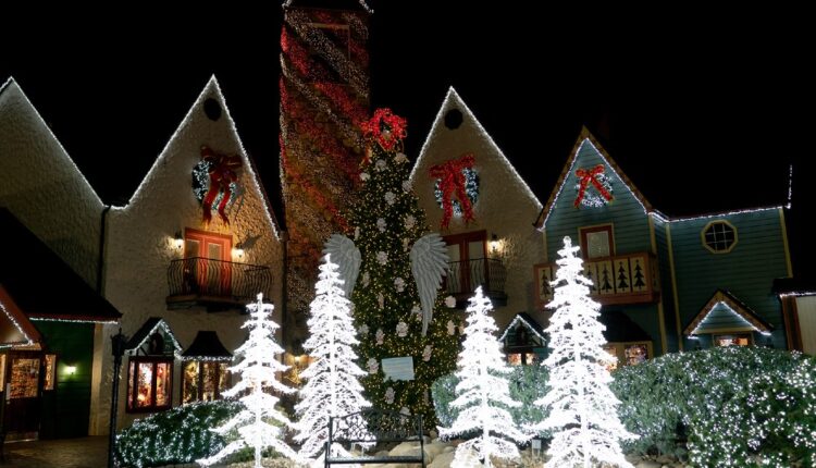 Meander through the holiday decor at Christmas Place