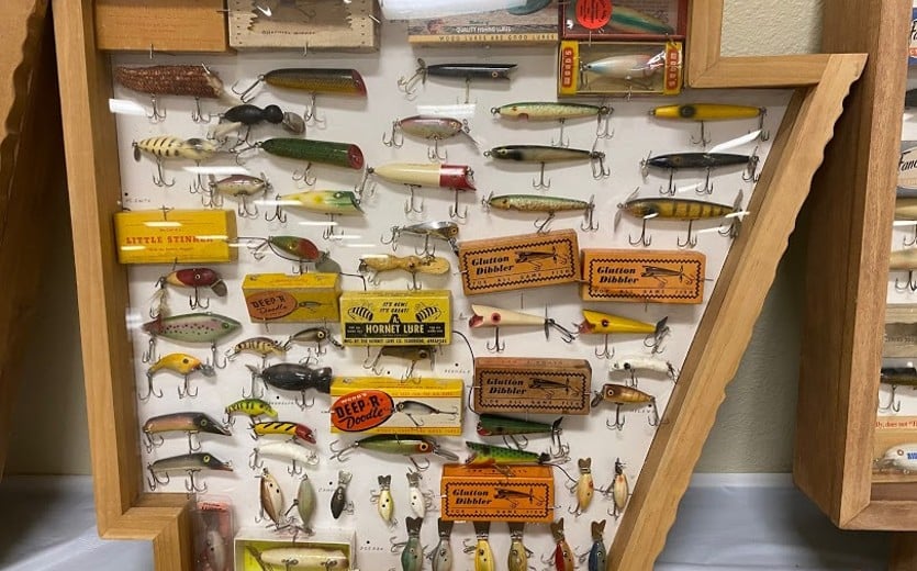 Fishing Lure Display Case Cabinet