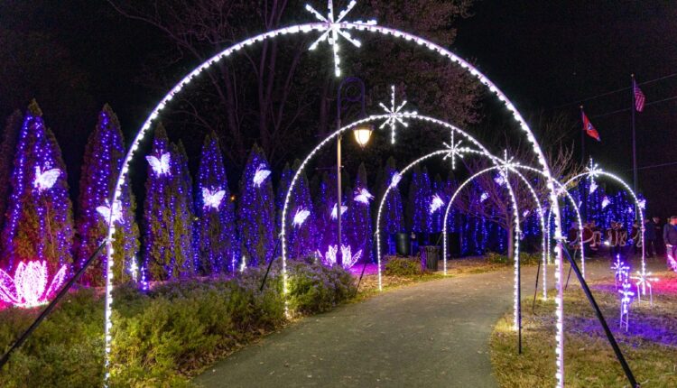 Scarf up and stroll the new Walking Tour of Lights