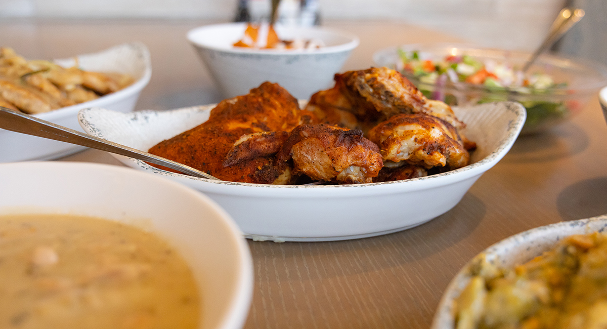 enjoy family-style dining at Paula Deen’s Family Kitchen in pigeon forge