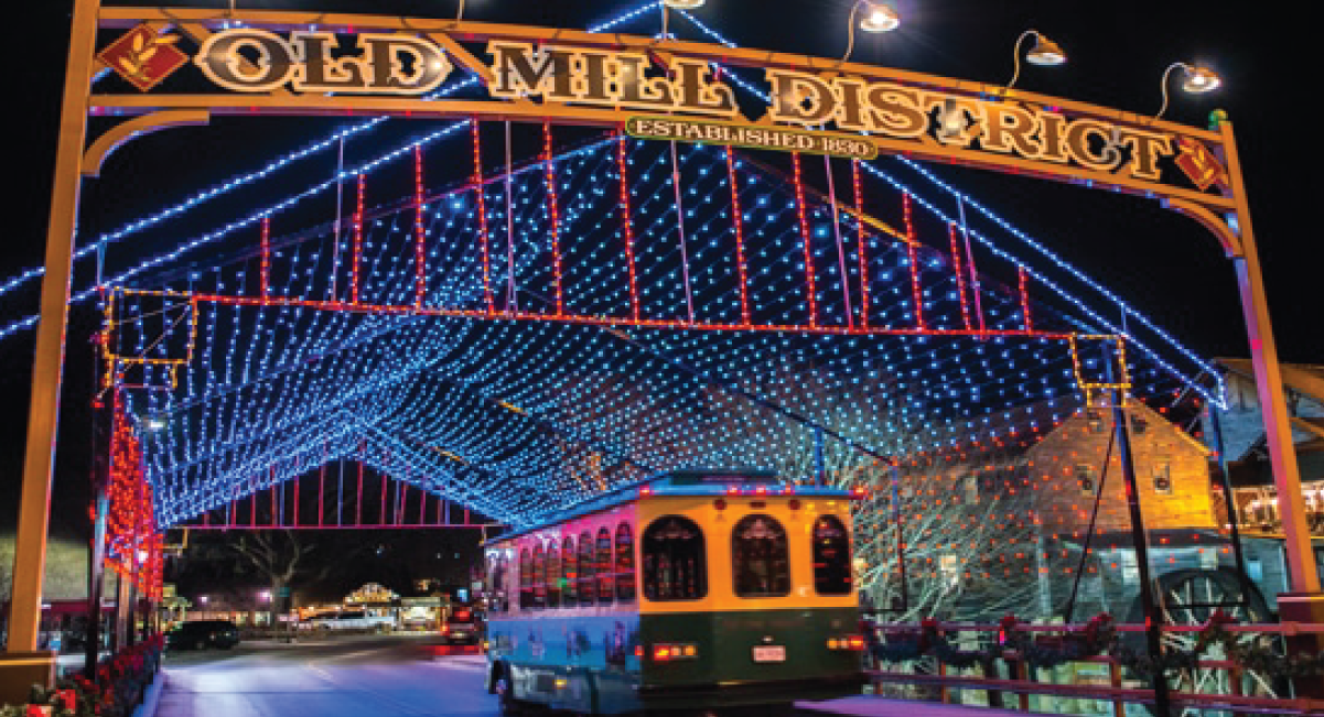 Use the Pigeon Forge Trolley to get around