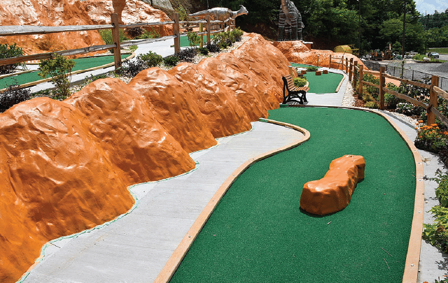 image of putt-putt golf Jurassic Tymes Mini Golf