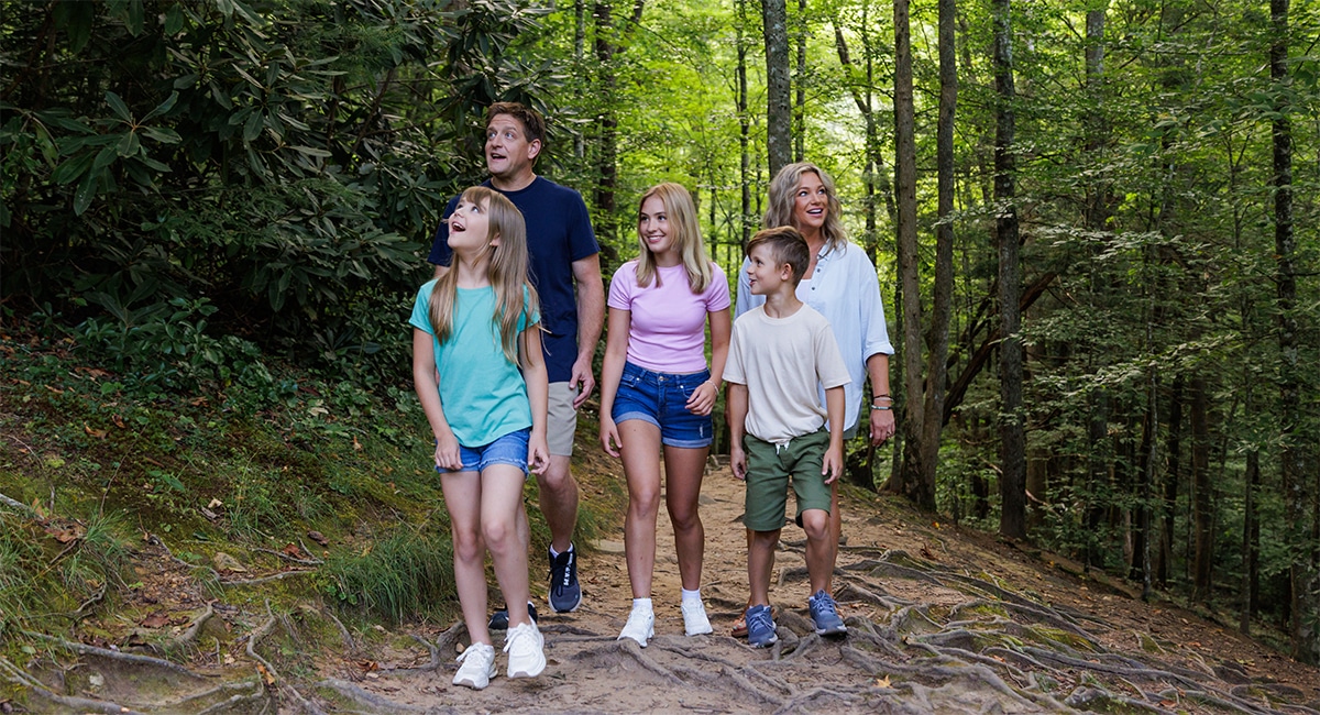 Kid-friendly hiking trails in Great Smoky Mountains National Park