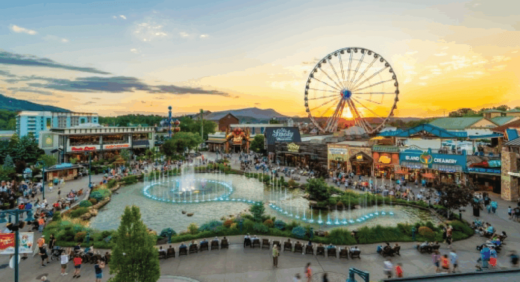 image of the island in pigeon forge