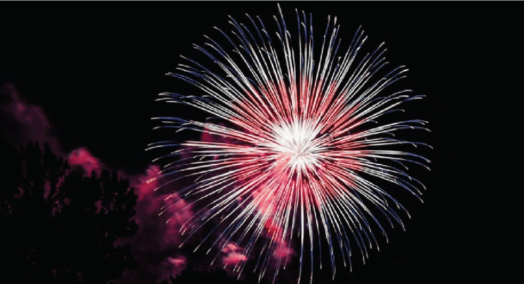 image of fireworks in pigeon forge