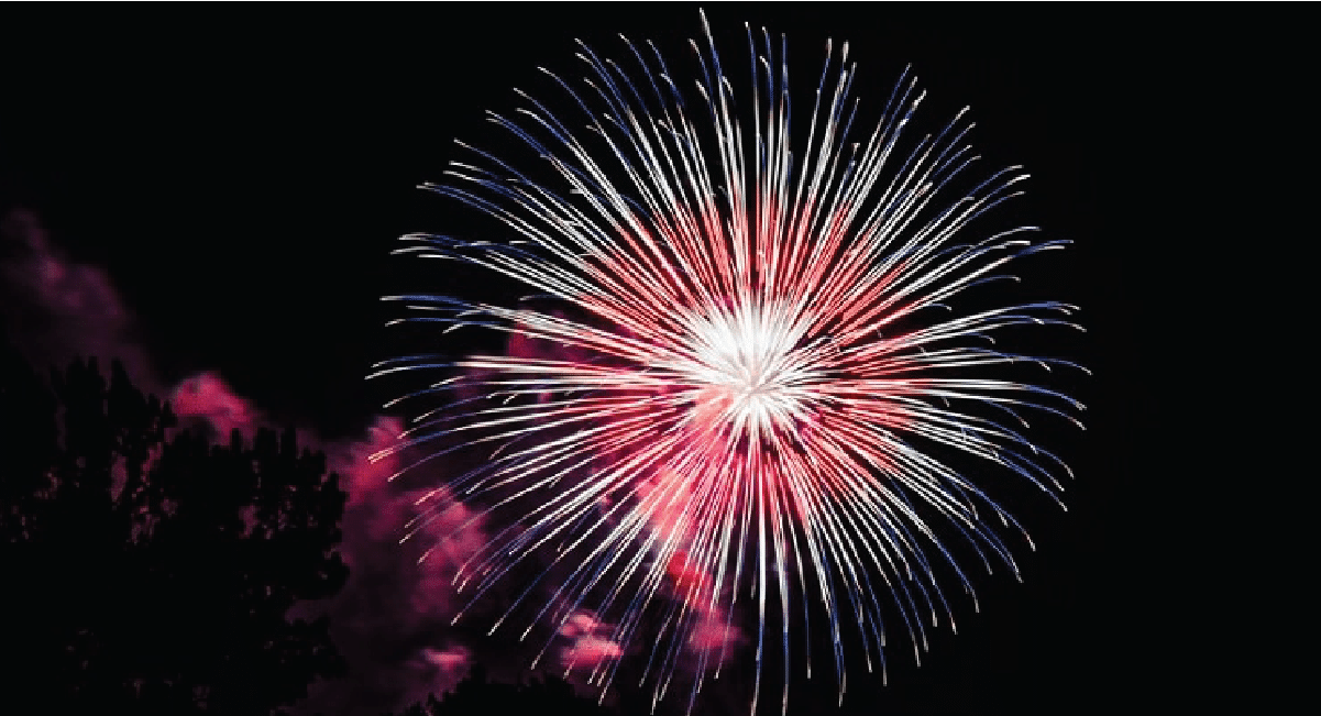 image of fireworks in pigeon forge