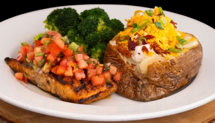 Meal at Bullfish Grill