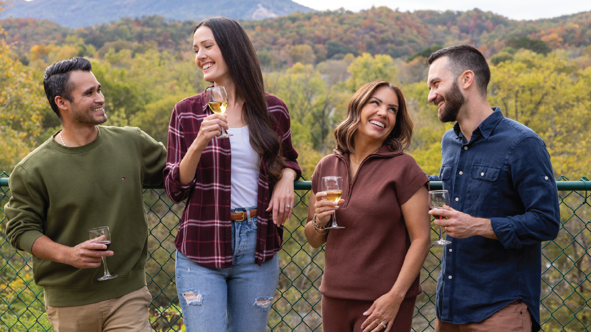 Sample hand-crafted Tennessee wines and moonshine