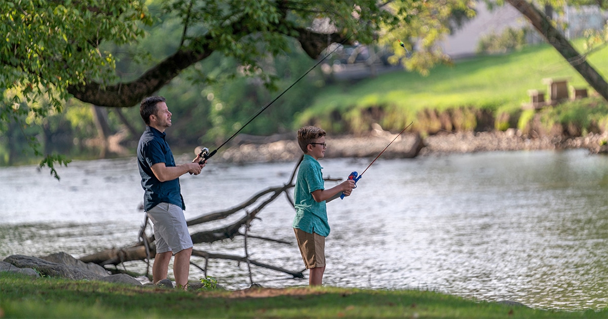 Fishing the Little Pigeon River