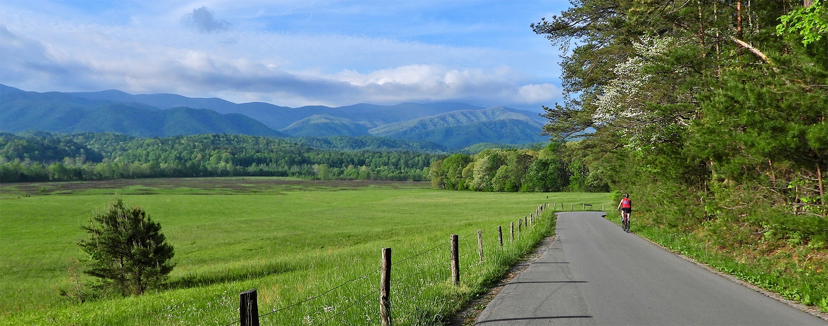 Biking in Cades Cove