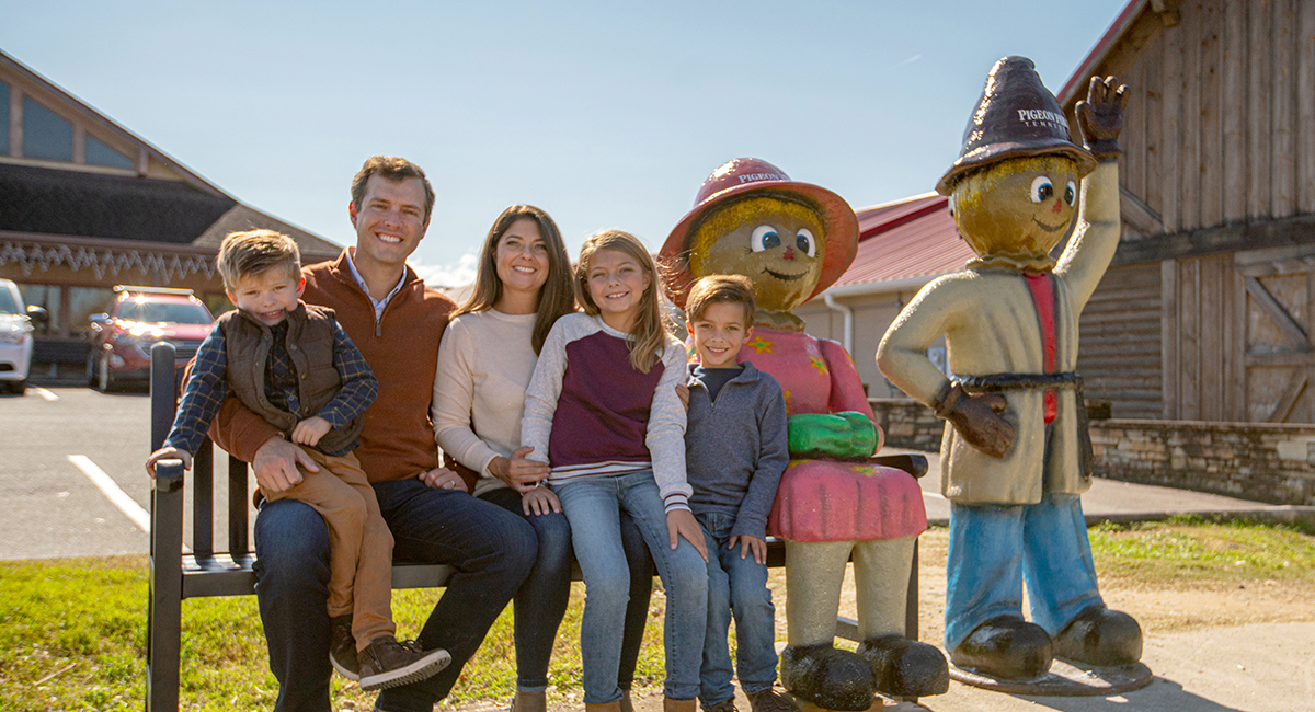 Pigeon Forge Parkway during Fall - best photo spot in pigeon forge