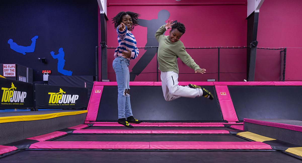 indoor winter fun at Top Jump in Pigeon Forge