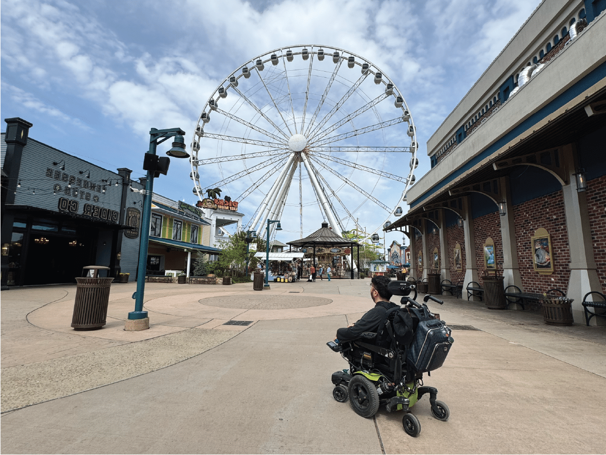 image of Cory Lee in Pigeon Forge at ferris wheel