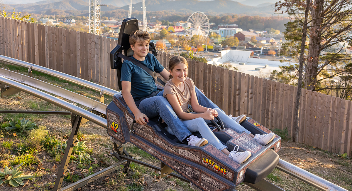 Mountain Coaster fun this summer in pigeon forge