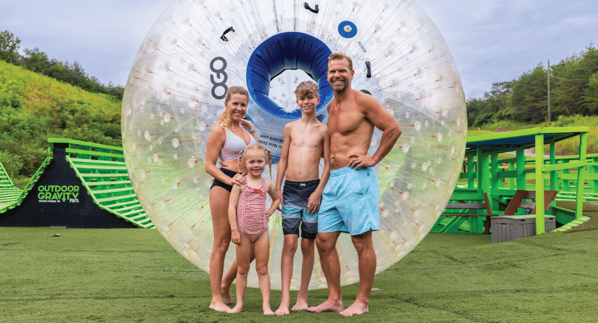 Zorb at Outdoor Gravity Park | pigeon forge tn 