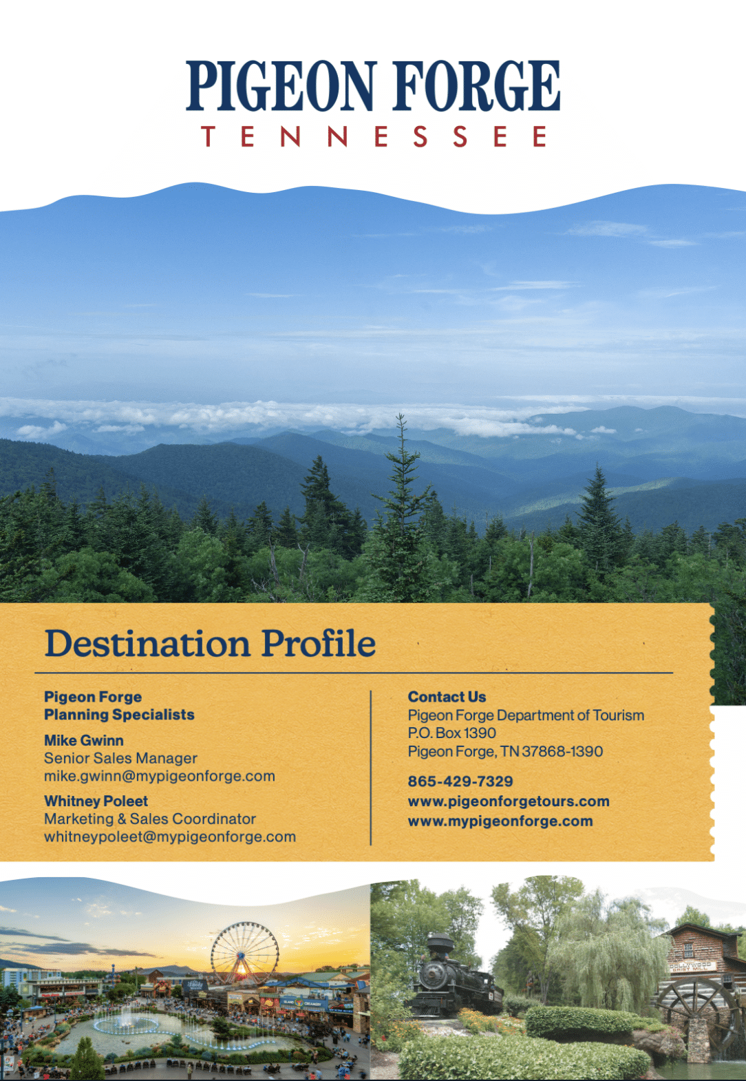 2025 Group Sales Profile Sheet