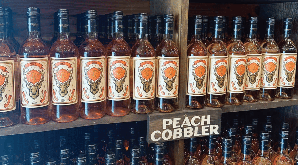 image of Elkmont Winery peach cobbler wine