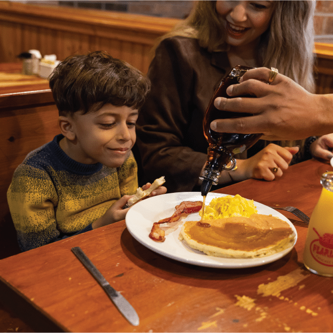 Enjoy pancakes at Flapjacks in Pigeon Forge tn image of pancakes from flapjacks in pigeon forge