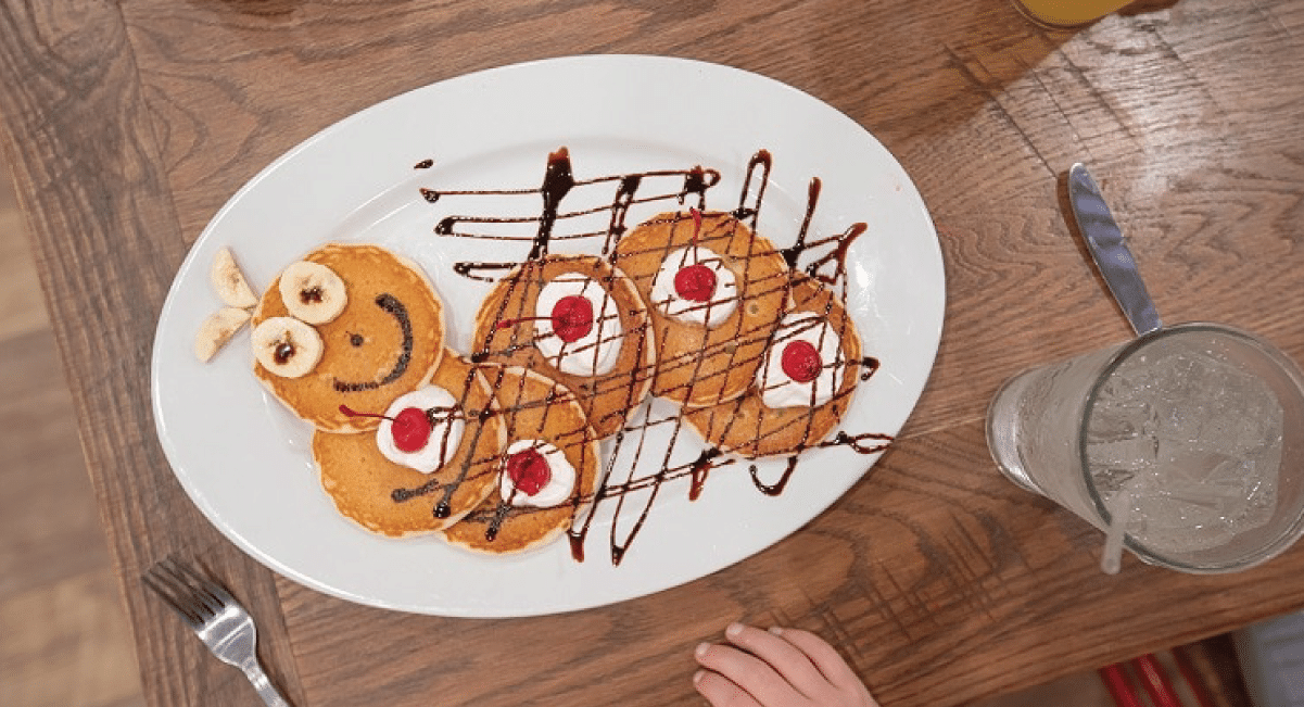 Pancakes at Frizzle Chicken Farmhouse Cafe