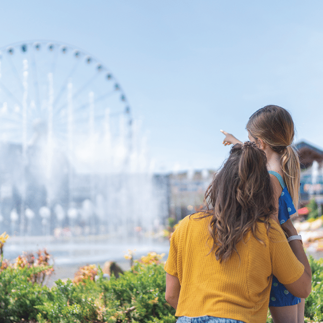 The Island in Pigeon Forge image of family at the island in pigeon forge