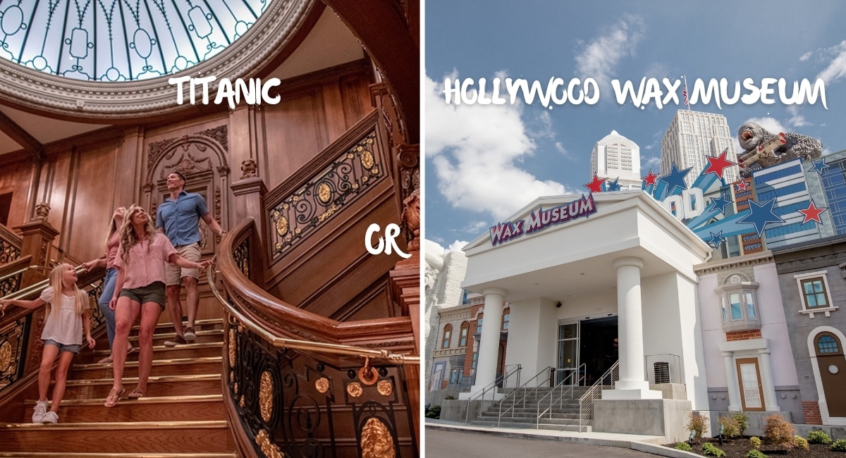 image of titanic museum attraction or hollywood wax museum